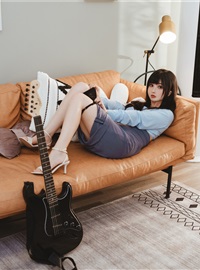 rioko Ryuko NO.074 Guitar Sister Lace up skirt(5)